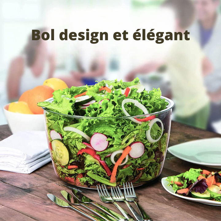 Grande Essoreuse à Salade 5L pliable à 50% : ustensile facile à