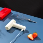 Batteur électrique sans fil portable à 3 vitesses pour centre commercial, outil de cuisine pour battre les œufs, pâte à gâteau, crème, 1 pièce 4