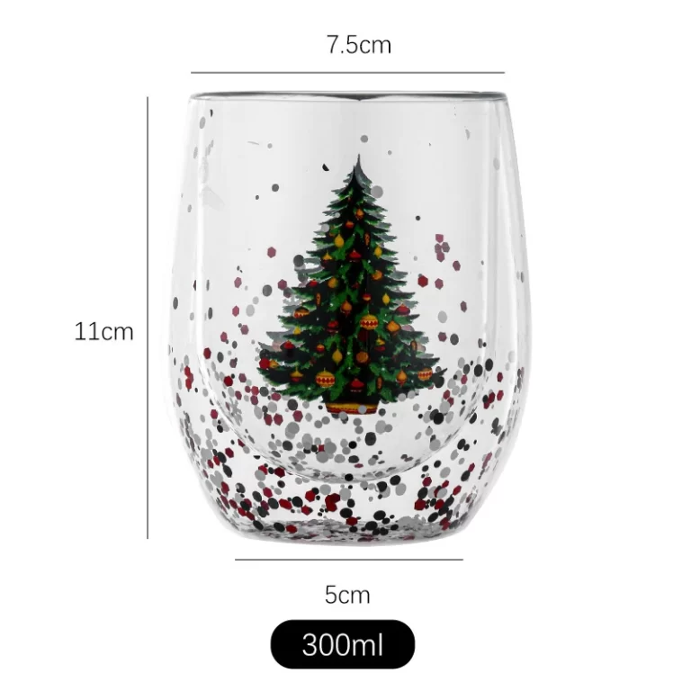 Verre motif Noel 6