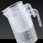 Tasse à mesurer graduée transparente avec couvercle, échelle en plastique, tasse Assad transparente, grande capacité, bécher de laboratoire, cuisson de cuisine 3