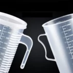 Tasse à mesurer graduée transparente avec couvercle, échelle en plastique, tasse Assad transparente, grande capacité, bécher de laboratoire, cuisson de cuisine 20