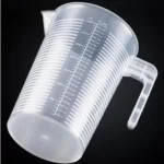 Tasse à mesurer graduée transparente avec couvercle, échelle en plastique, tasse Assad transparente, grande capacité, bécher de laboratoire, cuisson de cuisine 4