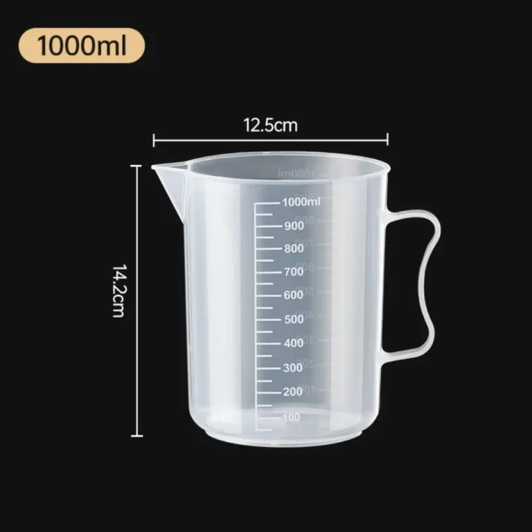 Tasse à mesurer graduée transparente avec couvercle, échelle en plastique, tasse Assad transparente, grande capacité, bécher de laboratoire, cuisson de cuisine 11
