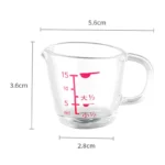 Mini verre doseur ml 3