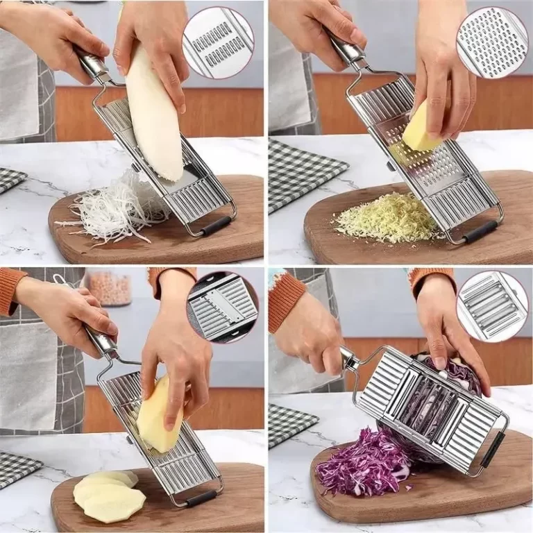 Mandoline acier inoxydable 4