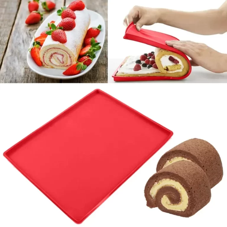Polymères de cuisson en silicone antiadhésifs, moules à rouleaux de gâteaux, moules à macarons, moules à rouleaux de four suisses, outils de cuisson dramatiques, gadgets de cuisine, accessoires 6