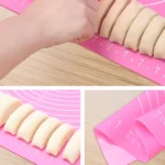 Tapis de cuisson en Silicone, machine à pâte à Pizza, pâtisserie, Gadgets de cuisine, outils de cuisine, ustensiles, ustensiles de cuisson, pétrissage, Lot d'accessoires 2