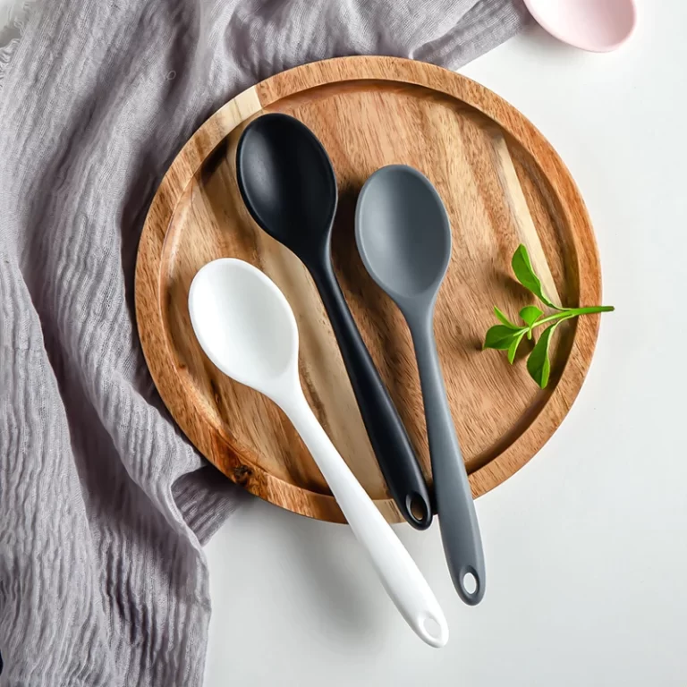 Cuillère à soupe en silicone Assad Louche, ustensiles de cuisine, Outil pour remuer et servir, F2 5