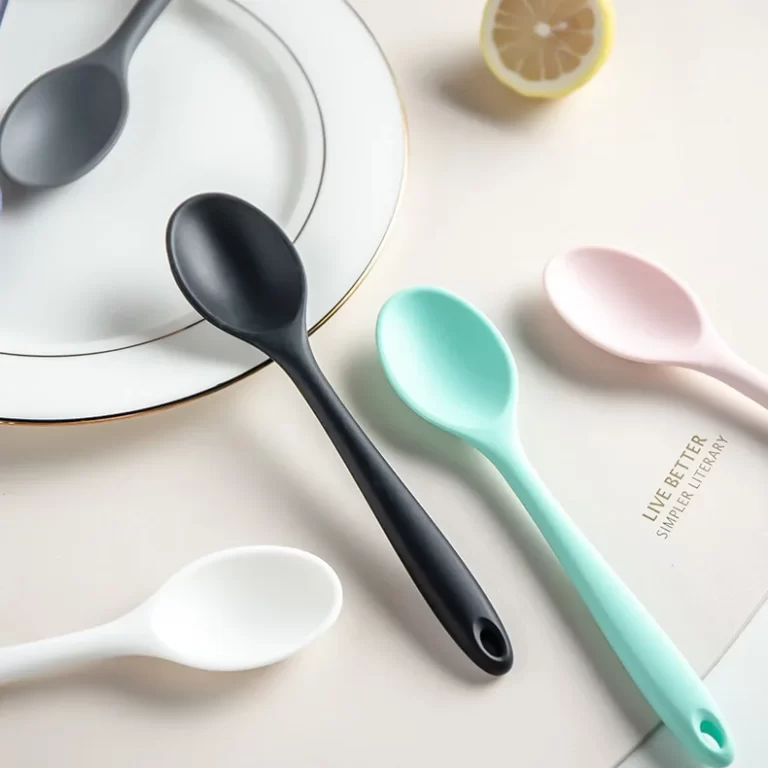 Cuillère à soupe en silicone Assad Louche, ustensiles de cuisine, Outil pour remuer et servir, F2 13