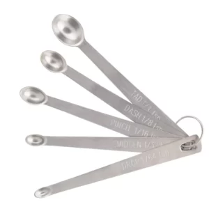 Set de 5 cuillères doseuses inox 15