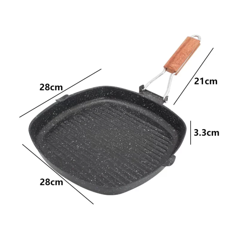 Poêle à steak en fer pliable, poêle à steak, 1PC 6